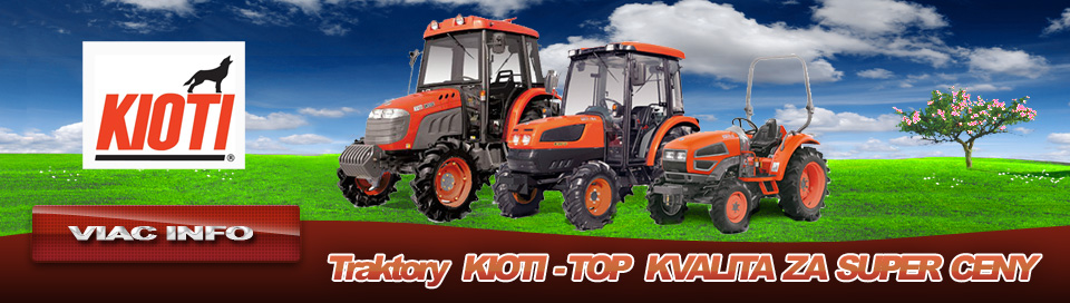 Komunálne Traktory Kioti - vysoká spoľahlivosť, nízka spotreba, ľahká intuitívna obsluha a priaznivý pomer ceny a výkonu